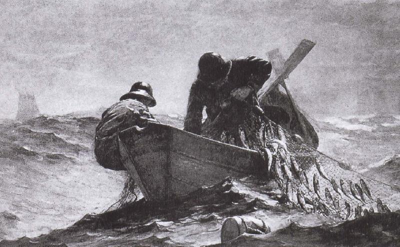 Winslow Homer Fishing France oil painting art